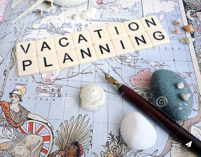2022-12-31 10_43_21-Vacation planning concept stock image. Image of adventures - 14130635 - Brave
